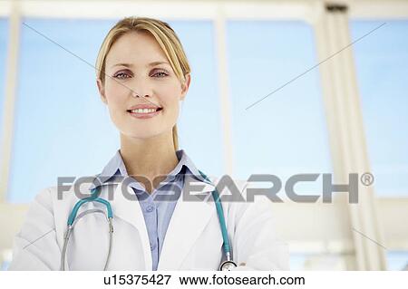 Female doctor View Large Photo Image Stock Photo - Female doctor. Fotosearch