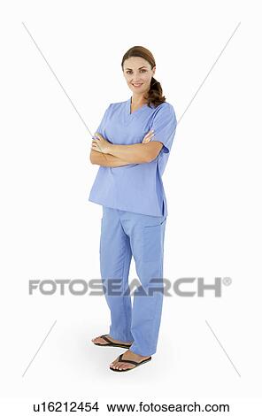 Female hospital worker View Large Photo Image Picture - Female hospital worker. Fotosearch