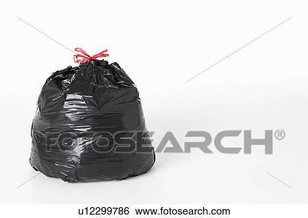 Full garbage sack View Large Photo Image Stock Photograph - Full garbage sack. Fotosearch