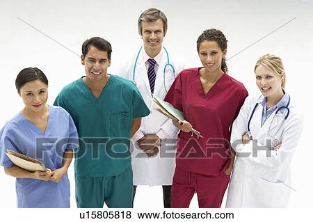 Stock Photo - Group of medical professionals. Fotosearch