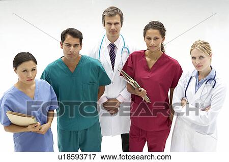 Stock Photo - Group of medical professionals. Fotosearch