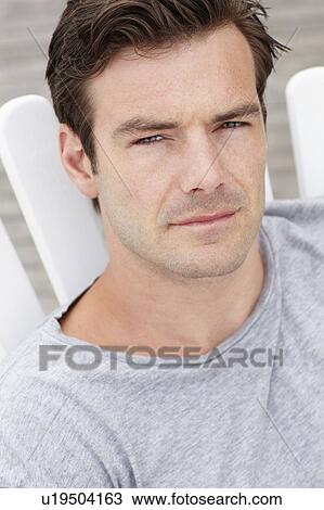 Head and shoulders portrait man outdoors View Large Photo Image Stock Image - Head and shoulders portrait man outdoors. Fotosearch