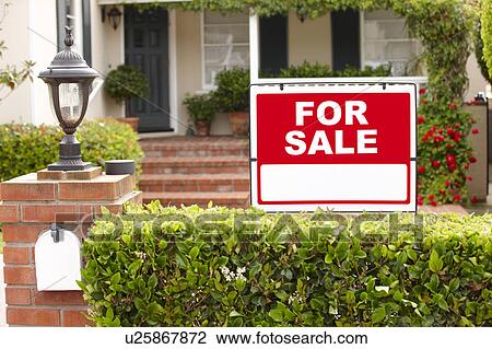 Stock Image - House for sale. Fotosearch