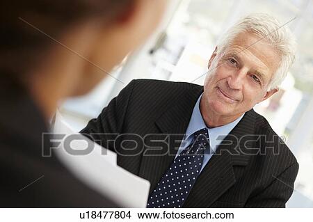 Picture - Job interview. Fotosearch