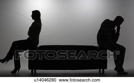 Man and woman in silhouette View Large Photo Image Stock Image - Man and woman in silhouette. Fotosearch