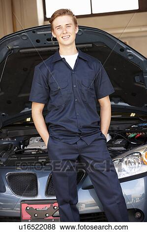 Stock Photo - Mechanic at work. Fotosearch