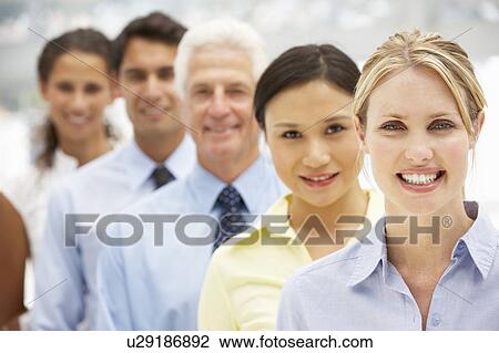 Mixed group business people View Large Photo Image Stock Image - Mixed group business people. Fotosearch