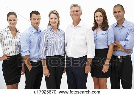 Mixed group of business people View Large Photo Image Stock Image - Mixed group of business people. Fotosearch