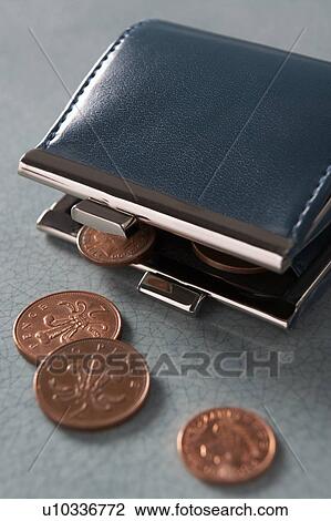Open purse with coins View Large Photo Image Stock Image - Open purse with coins. Fotosearch