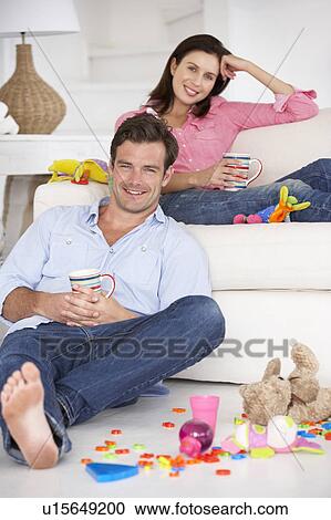 Parents enjoying a rest View Large Photo Image Stock Image - Parents enjoying a rest. Fotosearch