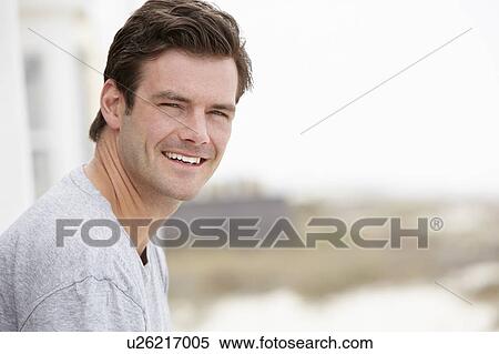 Portrait man outdoors View Large Photo Image Stock Photography - Portrait man outdoors. Fotosearch