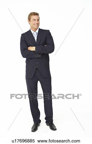 Stock Photography - Portrait of business man in suit. Fotosearch