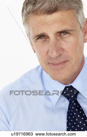 Stock Image - Portrait of businessman. Fotosearch