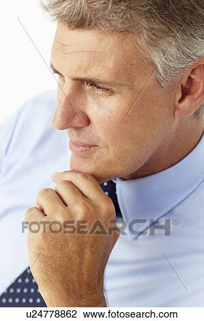 Stock Image - Portrait of businessman. Fotosearch