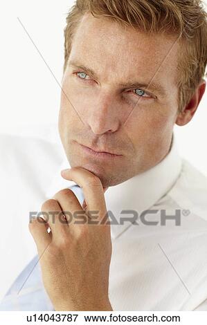 Stock Photo - Portrait of businessman. Fotosearch