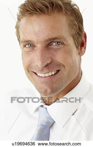 Stock Photograph - Portrait of businessman. Fotosearch