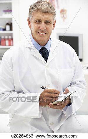Stock Image - Portrait of doctor. Fotosearch