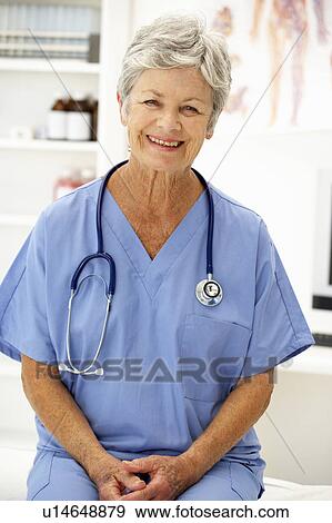 Stock Photo - Portrait of doctor. Fotosearch