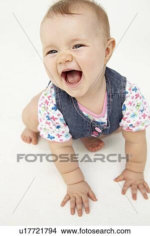 Portrait of happy baby View Large Photo Image Picture - Portrait of happy baby. Fotosearch