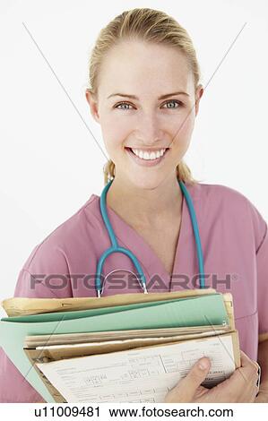 Portrait of medical professional View Large Photo Image Stock Image - Portrait of medical professional. Fotosearch