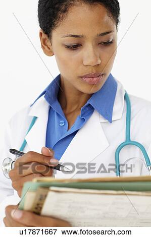 Stock Photo - Portrait of medical professional. Fotosearch