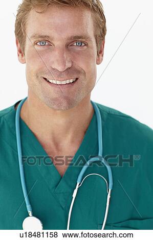 Portrait of medical professional View Large Photo Image Stock Photo - Portrait of medical professional. Fotosearch