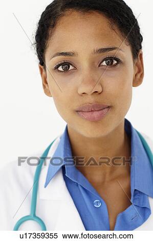 Stock Photography - Portrait of medical professional. Fotosearch