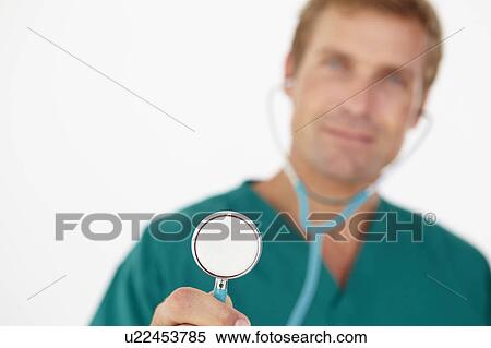 Stock Photography - Portrait of medical professional. Fotosearch