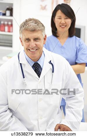 Stock Photo - Portrait of medical professionals. Fotosearch