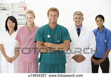 Portrait of medical professionals View Large Photo Image Stock Photo - Portrait of medical professionals. Fotosearch