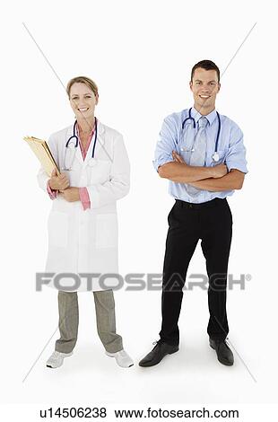 Stock Photo - Portrait Of Medical Staff In Studio. Fotosearch