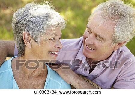 Picture - Portrait of senior couple. Fotosearch