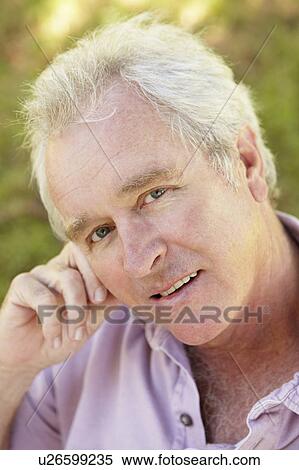 Stock Photography - Portrait of senior man. Fotosearch