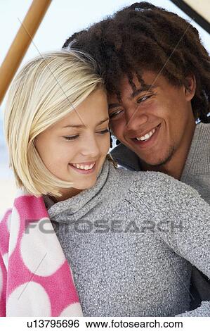 Portrait teenage couple outdoors View Large Photo Image Stock Photograph - Portrait teenage couple outdoors. Fotosearch