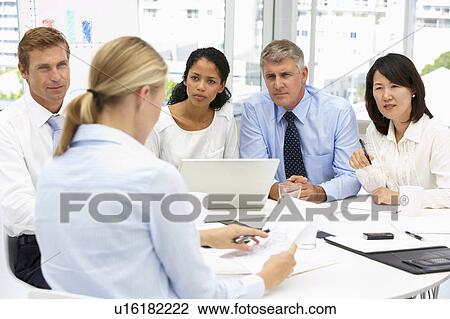 Recruitment office meeting View Large Photo Image Stock Image - Recruitment office meeting. Fotosearch