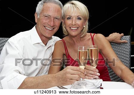 Senior couple in restaurant View Large Photo Image Stock Image - Senior couple in restaurant. Fotosearch