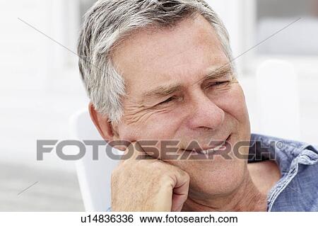 Senior man head and shoulders View Large Photo Image Stock Photograph - Senior man head and shoulders. Fotosearch