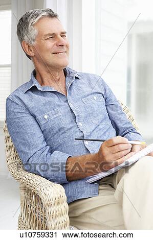 Senior man sketching View Large Photo Image Stock Image - Senior man sketching. Fotosearch
