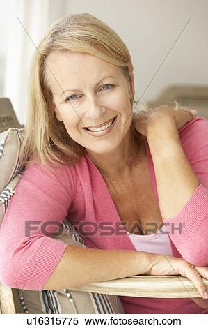 Senior woman at home View Large Photo Image Stock Photography - Senior woman at home. Fotosearch