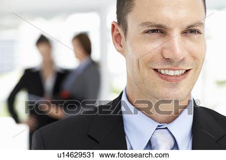Stock Image - Successful young businessman. Fotosearch