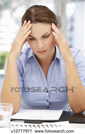 Worried businesswoman View Large Photo Image Stock Photo - Worried businesswoman. Fotosearch