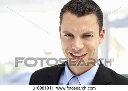 Stock Image - Young businessman. Fotosearch