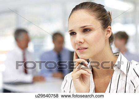 Young businesswoman View Large Photo Image Stock Photo - Young businesswoman. Fotosearch