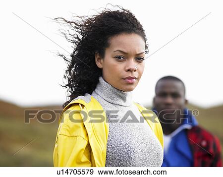 Stock Photo - Young couple in the country. Fotosearch