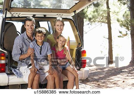 Young family on day out in country View Large Photo Image Stock Photography - Young family on day out in country. Fotosearch