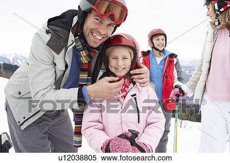 Young Family On Ski Vacation View Large Photo Image Stock Photography - Young Family On Ski Vacation. Fotosearch