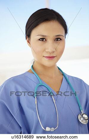 Young female doctor View Large Photo Image Stock Photo - Young female doctor. Fotosearch