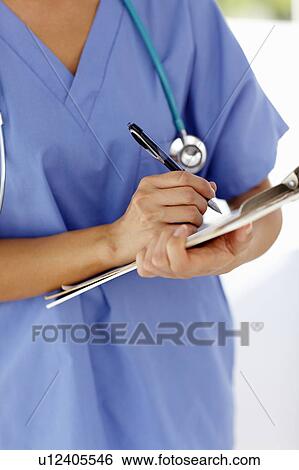 Stock Photograph - Young female doctor. Fotosearch