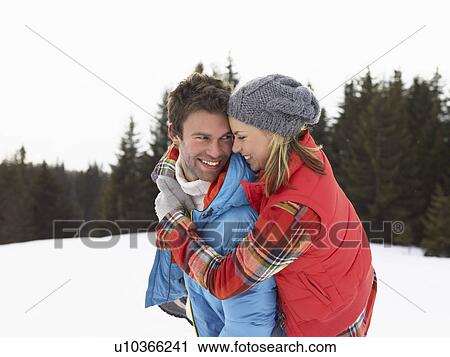 Young Woman In Alpine Snow Scene View Large Photo Image Stock Image - Young Woman In Alpine Snow Scene. Fotosearch