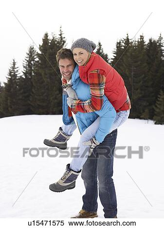 Young Woman In Alpine Snow Scene View Large Photo Image Stock Photography - Young Woman In Alpine Snow Scene. Fotosearch